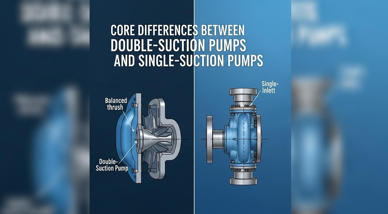 Diferencias principales entre bombas de succión doble y bombas de succión simple