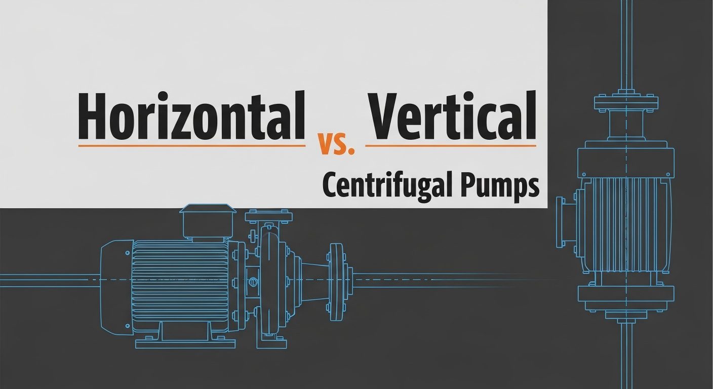 Bombas centrífugas horizontales versus verticales: la guía de selección industrial definitiva