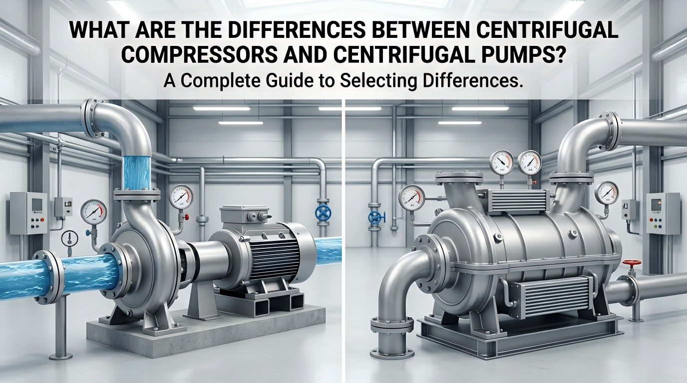 ¿Cuáles son las diferencias entre compresores centrífugos y bombas centrífugas? Una guía completa sobre las diferencias de selección