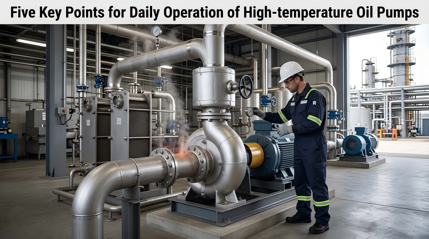 Cinco notas clave para el funcionamiento diario de bombas de aceite de alta temperatura