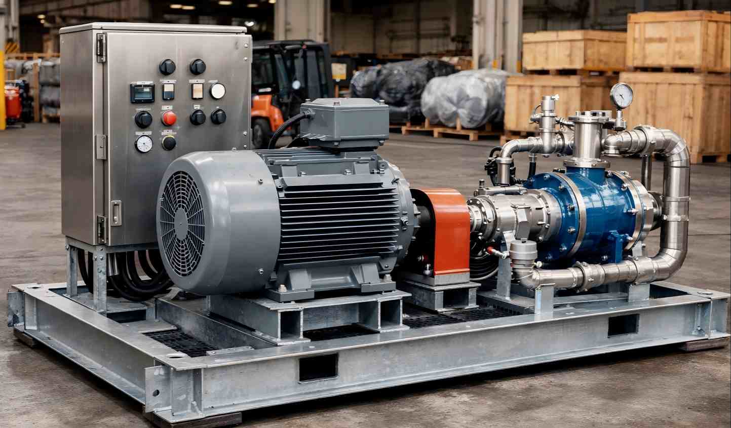 real pump skid